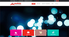 Desktop Screenshot of prodajnicentar-malisic.com