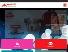 Tablet Screenshot of prodajnicentar-malisic.com
